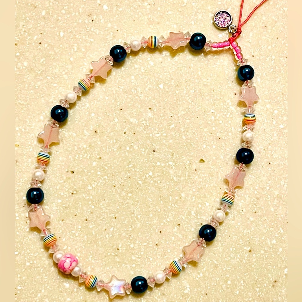 Phone String! Blue & Pink Star ⭐️ Theme!